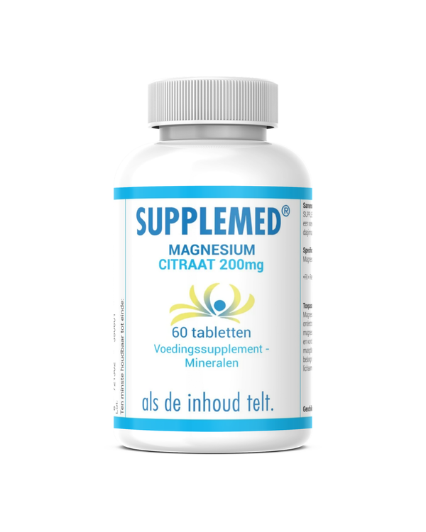 Supplemed Magnesium Citraat 200mg 60 tab