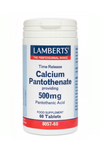 Calcium Pantothenaat 500mg Time Release (Vitamine B5)