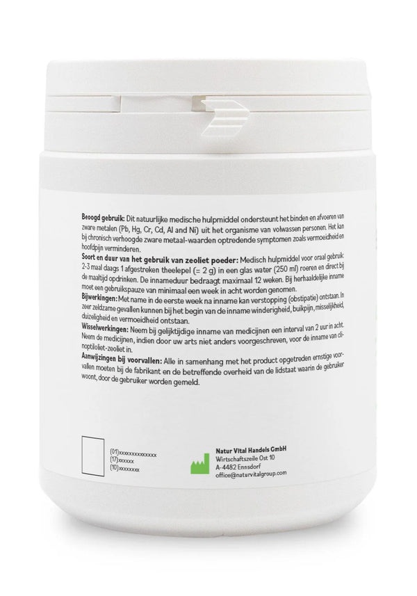 ZeolietMED 400g, reinigende fijngemalen zeoliet